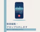 SNS・YouTube動画編集・テロップ入れします 個人での動画制作経験を活かし見やすいテンポに イメージ1