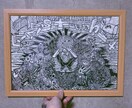 個性的でストリートな線画描きます 挿絵、プレゼント、敷き詰めたイラスト イメージ6