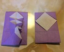 折り紙のお祝い席札、鶴のポチ袋作ります 席札でテーブルを華やかに！一工夫あるポチ袋を作ります！ イメージ6