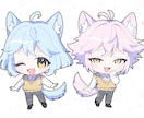 3000円でSDイラスト制作します ポップでかわいいSDイラスト制作いたします！ イメージ1