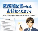 悩みゼロ、職務経歴書の作成をサポートします 通過率が変わる書類作成をサポート/自信をもって応募ができます イメージ1