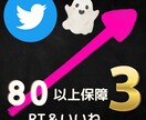 Twitter拡散！８0RT以上×3個 宣伝します 認知度アップ＆拡散宣伝にぴったり！ イメージ1
