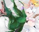 選べる絵柄☆イメージに近いものお描きします 立ち絵、表紙、ＳＮＳのヘッダー、観賞用など イメージ9
