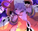 キャラアイコン、イラスト制作承ります 再度高めでキラキラしてるイラスト描きます！ イメージ2
