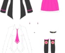 女性用衣装描きます かっこいい又は可愛い衣装デザイン致します イメージ3