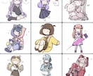 実績100体以上！ゆるいイラストを制作します 商用利用〇 どのようなポーズにも対応しています！ イメージ4