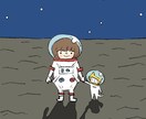 シンプル・絵本タッチの可愛いイラストを描きます ゆるーいネコなどの動物、女の子が得意です イメージ9