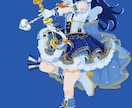 主線なし・デザイン性のあるイラストを制作します キャラクターからモチーフまで、かわいくおしゃれに仕上げます イメージ2