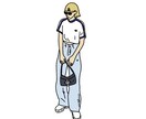 シンプルでポップな雰囲気似顔絵をお描きします 色味を使った、ポップなイラストを描くのが好きです♪ イメージ4