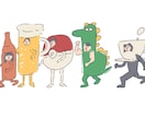 ポップでストーリーのあるイラストを作成します アイコン、ラベルデザイン、オリジナルグッズ作成など イメージ4