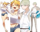 先着割引！キャラクターの立ち絵描きます 実績作りのため割引中！胸上から全身の立ち絵まで！ イメージ1