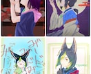 蝉がイラストオーダー受け付けます 蝉羽落飴によるコミッションです。簡単な一枚絵を中心に対応。 イメージ3
