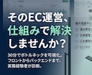 EC事業の状況整理を壁打ちします 30分で迷っている判断ポイントを整理 イメージ1