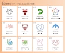 低価格でもオリジナルのセミオーダーロゴ作ります 完成イメージが明確！初心者でも簡単ロゴ作り！ イメージ6