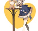 厚塗り調のイラスト描きます カッコいいからkawaiiまで イメージ4