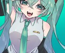 1枚絵描きます 可愛い顔の女の子から、かっこいい男の子のキャラクターまで！ イメージ1