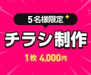 目を引くチラシデザイン制作します 集客・反響を意識したデザインをご提案 イメージ1