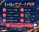 1ヶ月伴走型でインスタ運用をコンサルします 目標達成に向けた運用方針を個別にご提案します！ イメージ3