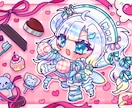 7月着手/愛を込めてかわいいイラスト描きます 配信活動やアイコンなどなどお手伝いさせてください♡ イメージ1