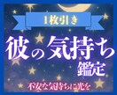 1枚のタロットで⭐︎彼の気持ちを読み解きます 気になる彼の“今の本音”を読み解きます。不安な気持ちに光を。 イメージ1