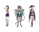 表情差分3種込！ゲーム等に使える立ち絵制作します 厚塗りで魅力あるあなただけのキャラクターを作ります！ イメージ4