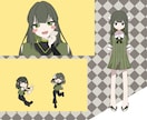 配信/動画用イラスト制作します 綺麗めからポップまで幅広く制作いたします イメージ2