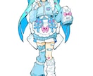 キャラクターデザインお作りします 立ち絵にも使える魅力的なキャラデザをお届けします！！ イメージ6