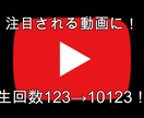 再生回数１0000回増やします みんなに注目されるYouTuber！ イメージ1