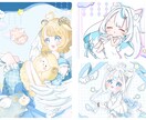 淡く儚い世界観。あなただけの特別な女の子を描きます 初めての方も安心!!丁寧な対話で理想以上の作品に仕上げます イメージ2