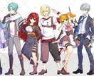 キャラクターの立ち絵製作します こだわりのある細かいご指定歓迎です イメージ1