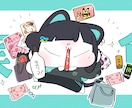歌ってみた、オリジナルMVのイラスト描きます 商用利用OK！サムネのみももちろん承ります！ イメージ2