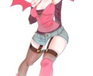 キャラクターの立ち絵描きます キャラクターの立ち絵を透過、背景(ワンカラー)でお渡しします イメージ2