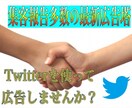 Twitterを用意てあなたの広告を拡散致します Twitterにてあなたの商品やサービスを拡散を致します。 イメージ2