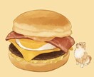 食べ物を美味しそうなイラストで再現します 飲食店のメニューなどにおすすめです イメージ1