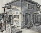 写真から味のあるイラストを描きます 思い出の場所や建物、自分の家など建物を中心に描きます。 イメージ3