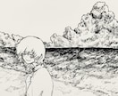 モノクロのイラストを描くことができます ボールペン画です！独特な線がかけます イメージ4