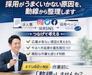 採用がうまくいかない原因を、動線から整理します SNS・求人・採用ページをつなげて考える採用相談（60分） イメージ1