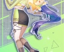 耽美・鮮やかな厚塗り風イラストご制作します 【2月まで駆け出し限定価格！】立ち絵、MV用、アイコンなど イメージ6