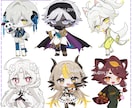 商用OK／追加料金なし！！体型選べるSD制作します SNS・配信・グッズに♪あなたのキャラを可愛くミニキャラ化！ イメージ7