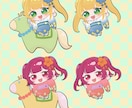 SDミニキャラ 正月用量産イラスト描きます 馬有無差分、合計2点納品！1月のグッズや動画に！ YCH イメージ3