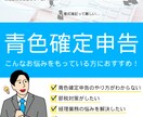 青色申告の簡単なやり方アドバイスします 税理士を頼むほどではないけどわからないことを解決したい方に イメージ1