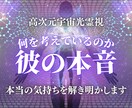彼の本音を、高次元光霊視で解き明かします 愛されている自信が持てないあなたへ。彼の本音を光で照らします イメージ1