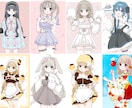 既存絵をお好きなビジュに！カスタムイラスト描きます お好みの元絵をビジュアルチェンジしてあなただけのイラストに！ イメージ6