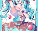 スピード納品・最短即日！可愛いイラスト描きます フリルが沢山の衣装やパステルカラーのゆめかわイラストも！ イメージ9