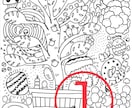 世界に1つだけのイラストを作成します ご希望の形の枠内にたっぷりの生き物を！ イメージ1