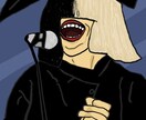 写真や絵などをイラスト化します 普段は海外の芸能人、歌手などの似顔絵を主に描いております。 イメージ10