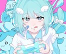 貴方だけの！SNS用アイコン描きます きらきらで可愛い✨推しの目に少しでもとまりたい貴方に！ イメージ1