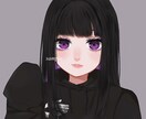 女の子の厚塗りアイコン描きます 地雷系女子、病み可愛い女の子が好きなあなたに イメージ6