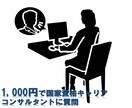 国家資格キャリアコンサルタントが相談に乗ります （1週間プラン）キャリアの悩み相談（テキストでの相談） イメージ1