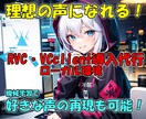 RVC・VCclientのローカル構築代行します AIボイスチェンジャーの導入方法が分からない方は是非！ イメージ1